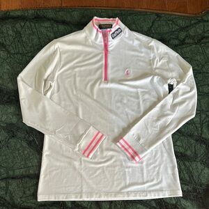 Polo by Ralph Lauren Golf Pullover White and Pink size M